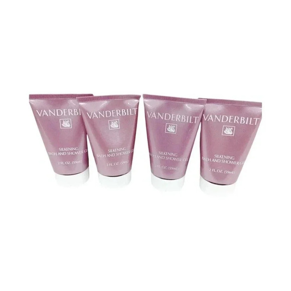 VANDERBILT Other - Vanderbilt Silkening Vintage New Bath & Shower Gel 2 OZ Lot of 4 As pictured